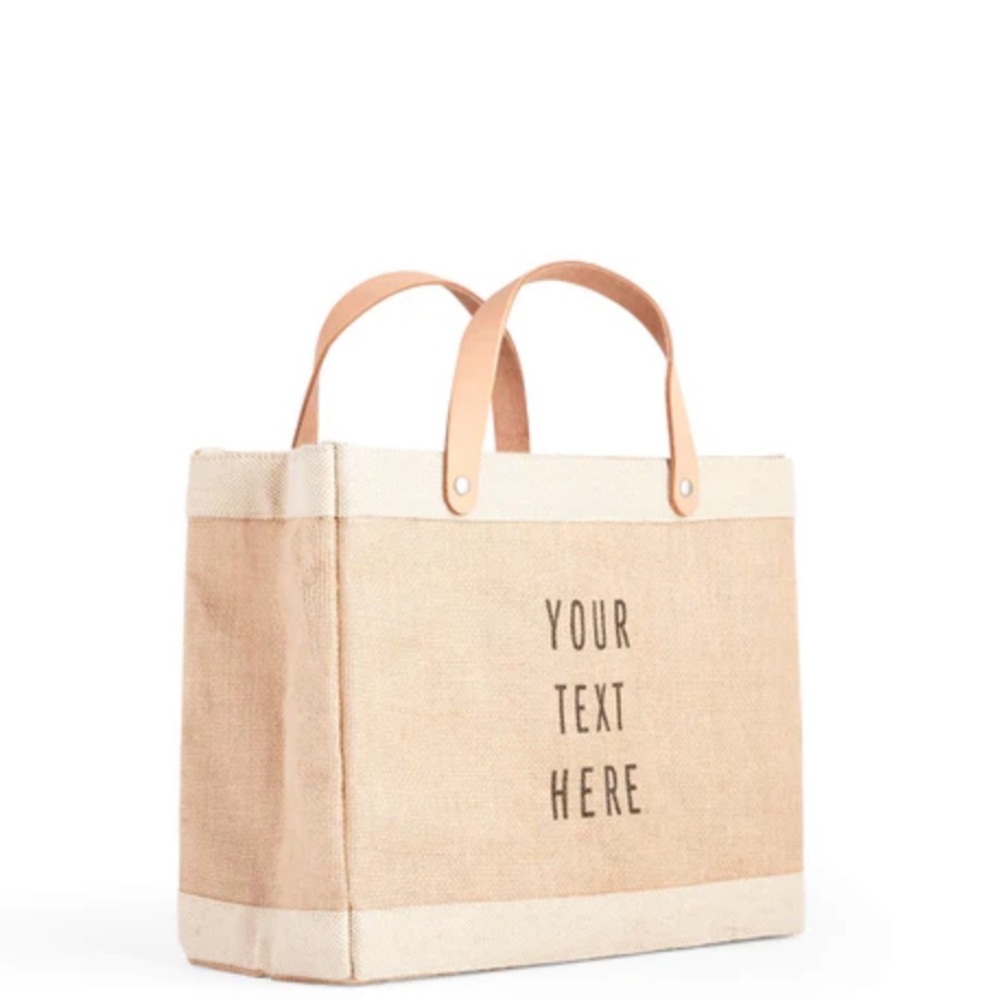 Apolis Global Citizen x A.L.C. Petite Market Bag in Natural